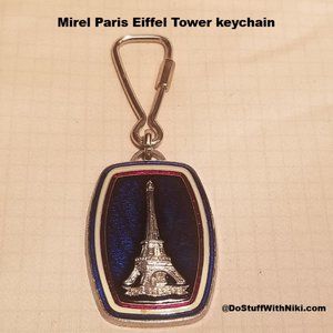 Mirel Paris Eiffel Tower enamel keychain